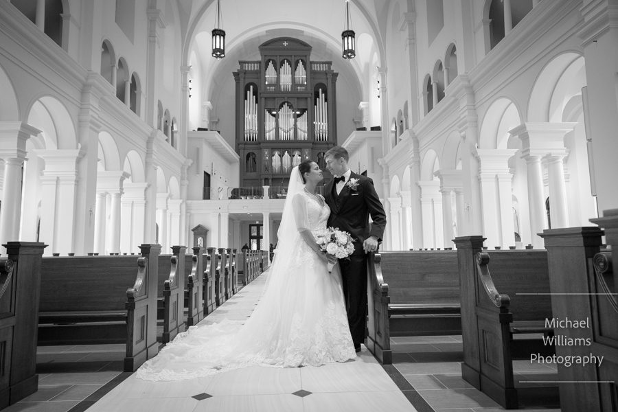 holy name of jesus cathedral wedding photography